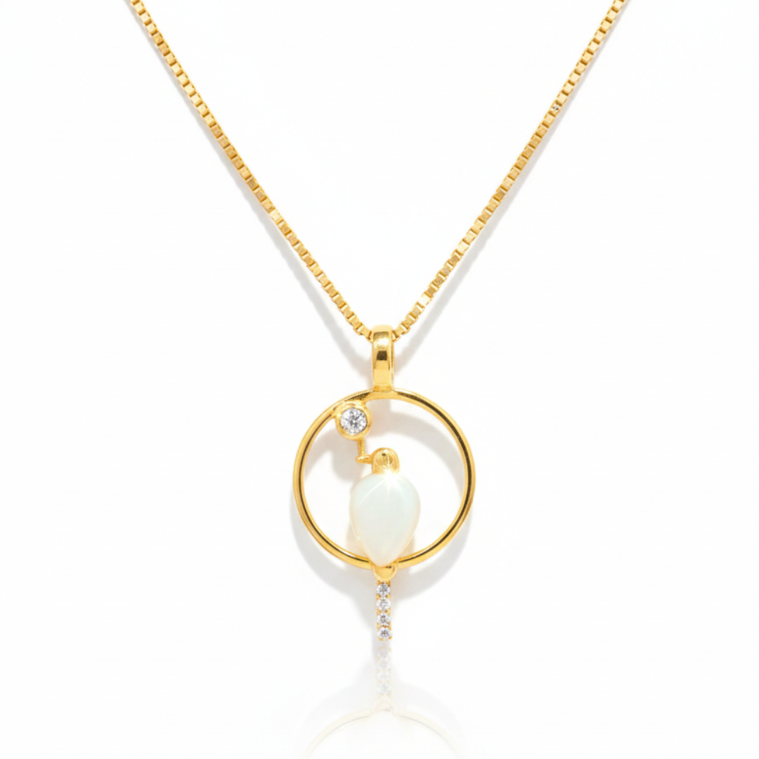 Opal Orbit Necklace