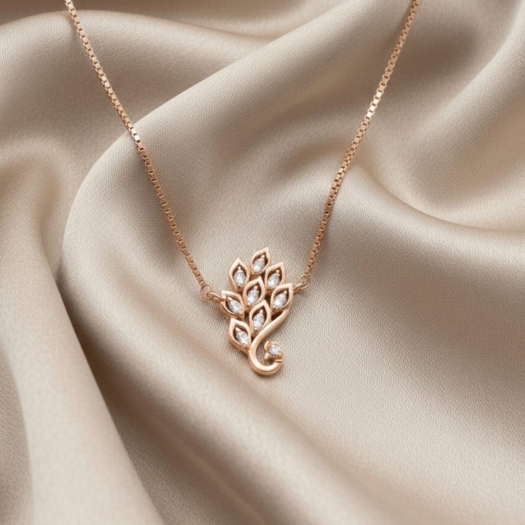 Peacock Bloom Necklace