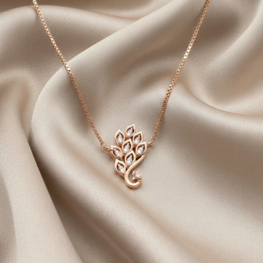 Peacock Bloom Necklace