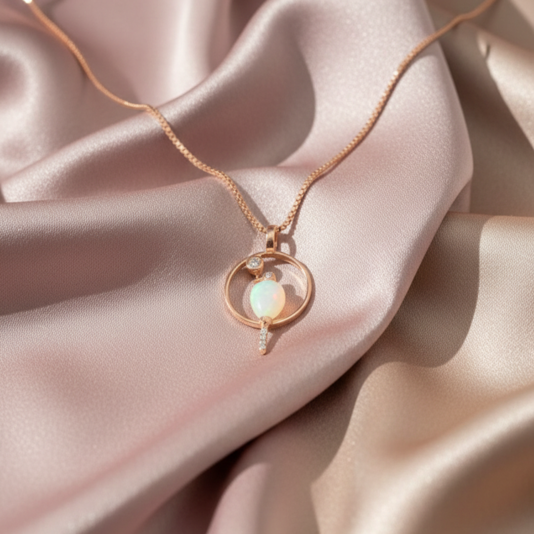 Opal Orbit Necklace