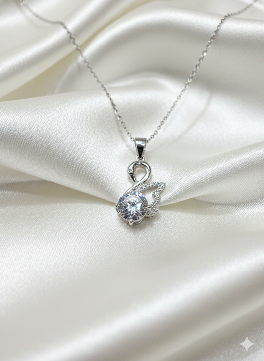 925 Swanluxe Crystal Necklace