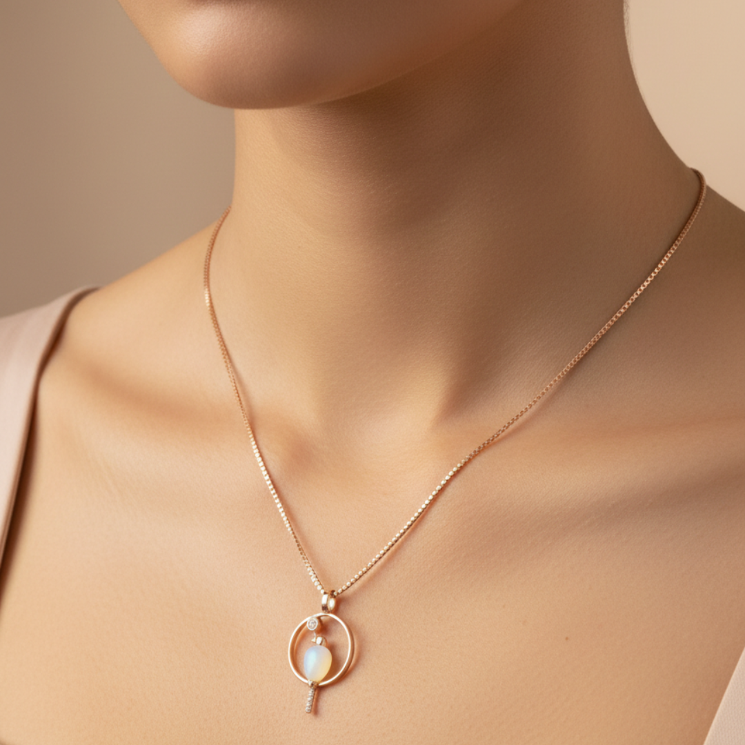 Opal Orbit Necklace