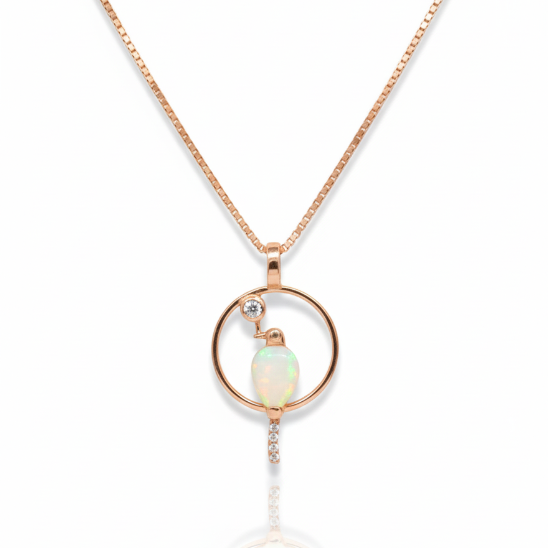 Opal Orbit Necklace