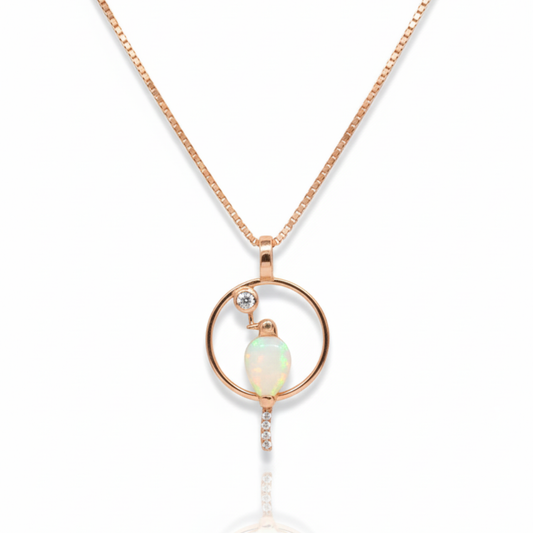 Opal Orbit Necklace