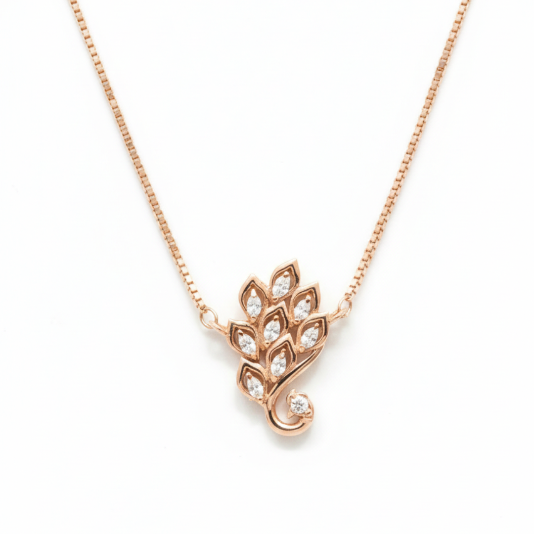 Peacock Bloom Necklace