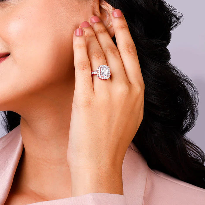 Rosé Imperia Ring (Adjustable Size)
