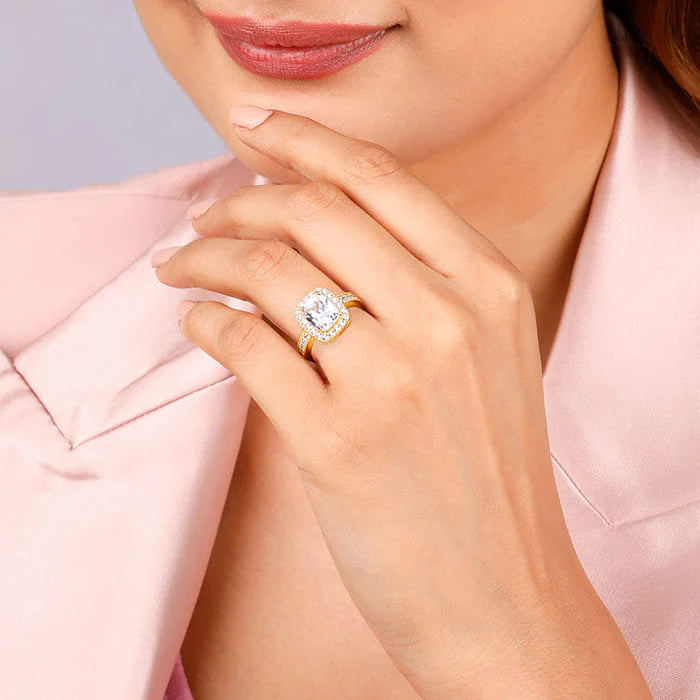 Rosé Imperia Ring (Adjustable Size)