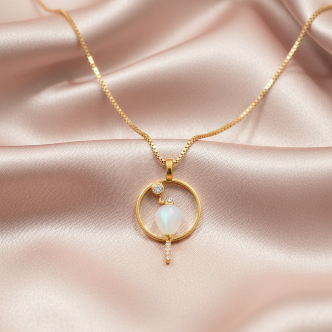 Opal Orbit Necklace