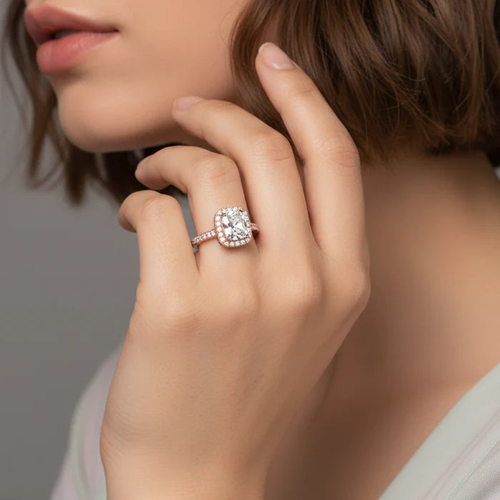 Rosé Imperia Ring (Adjustable Size)