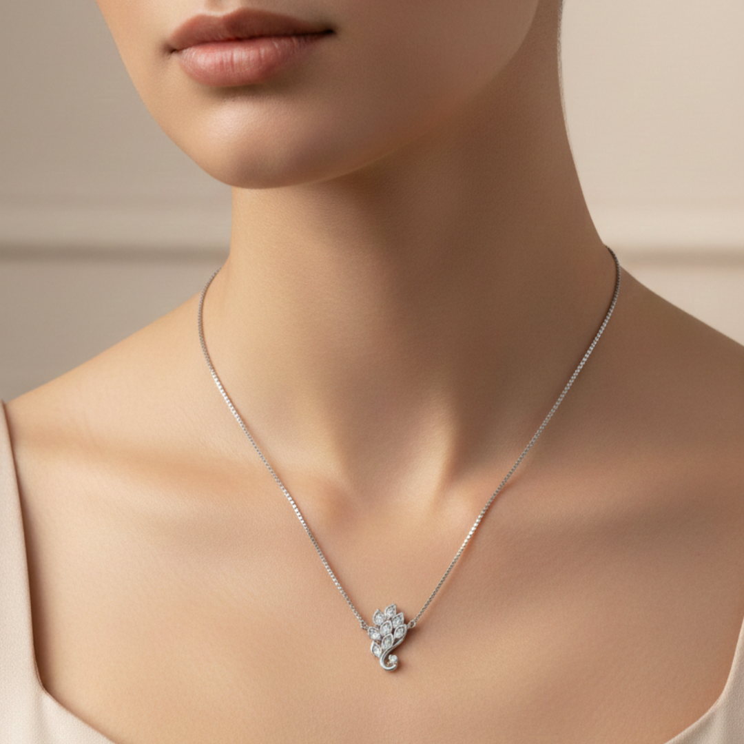 Peacock Bloom Necklace